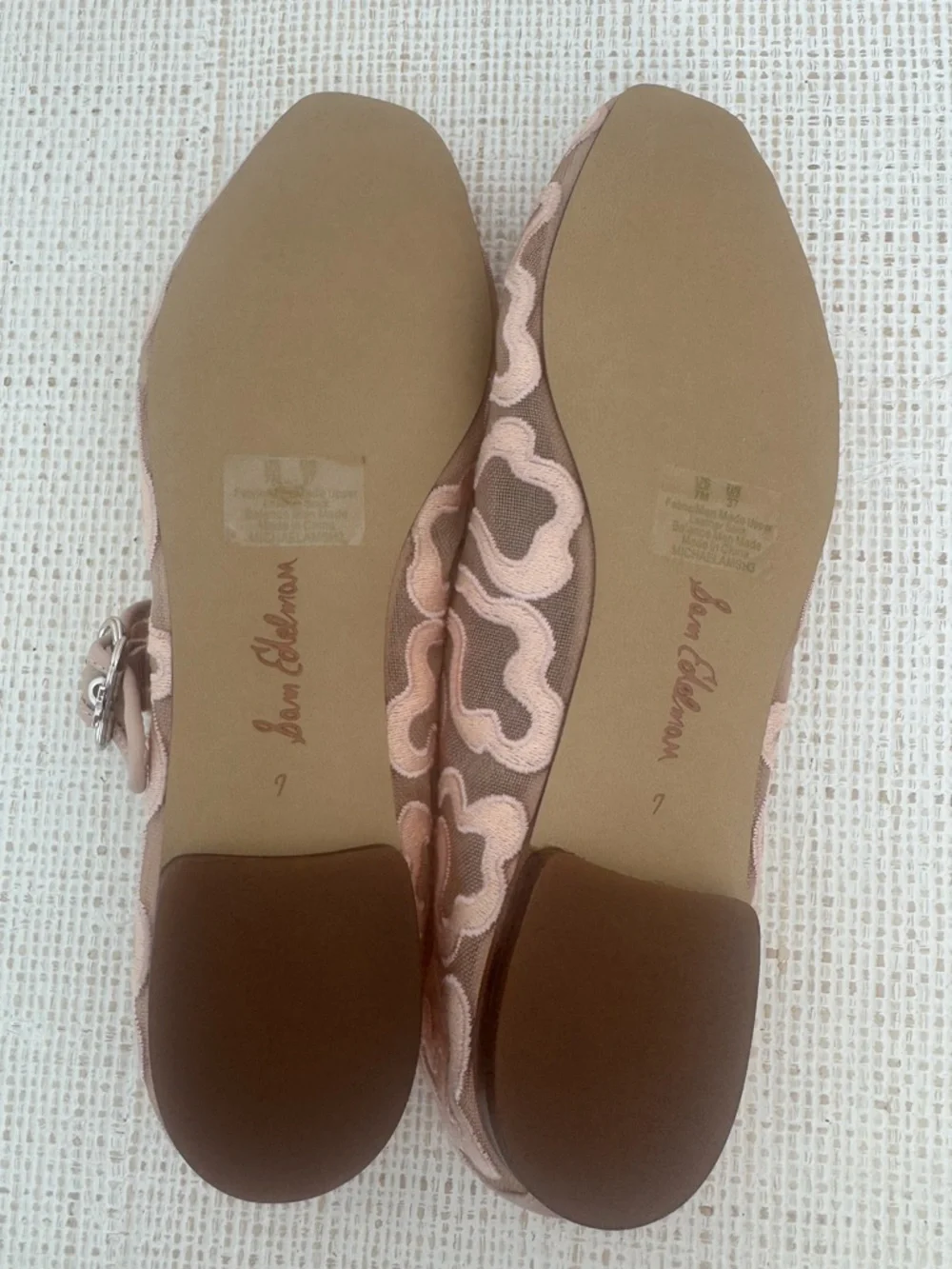 Sam Edelman Michaela Mesh Mary Jane Flats